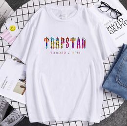 Tee Men Women Designer Summer Short Sleeve Trapstar T-shirts Male Fashion Dunks Low casual t shirt Foam Runners Tops Tee Clothes Casual style