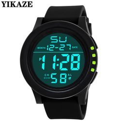 Digital Men's Watch Outdoor Sports Watch Clock Multifunction Military Waterproof Wristwatch Automatic Electronic Watch for Men