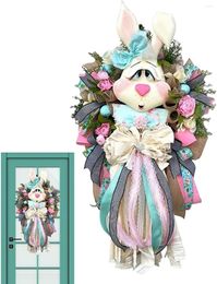 Decorative Flowers Easter Door Wreath | Cute Exquisite Flower Craft Supplies For Wall Window Front