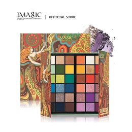 Eye Shadow IMAGIC 36 Colors Eyeshadow Matte Make Up Palette Shimmer Pearlescent Rainbow Holy Grail Palette Eyeshadow Powder 230715