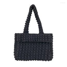 Evening Bags Pleated Women Tote Bag Shoulder For Handbags Large Capacity Down Casual Bolsa Feminina Sac A Main