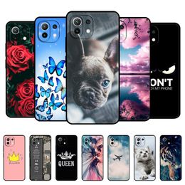 For Xiaomi Mi 11 | Lite 5G NE 4G 11i Case Back Xiaomi11 Mi11 I 11Lite Phone Cover Silicon Funda Black Tpu Case