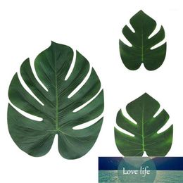 Decorative Flowers & Wreaths Tropical Palm Leaves Plant Imitation Leaf-Hawaiian Luau Jungle Party Table Decorations 144PCS1 Fac274q