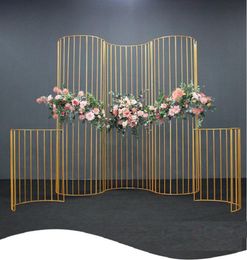 Arch Metal Flower Stand Frame Wedding Background Shelf Frame Baby Party Display Stand Square Arch Home Decor