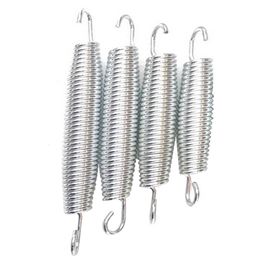Trampolines 10PCS Trampoline Springs Heavy Duty Galvanized Steel Springs Replacement Kit Pull Spring Hook Waist Drum Bow Accessories 230715