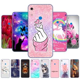 For Huawei Y6S Case 6.09 Inch Painted Silicon Soft TPU Back Phone Cover For Huawei Y6s Full 360 Protective Coque Bumper