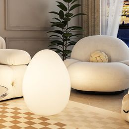 Floor Lamps Egg-Shaped Lamp Living Room Bedroom Desktop Decoration Ambience Light Light-Emitting Egg Charging