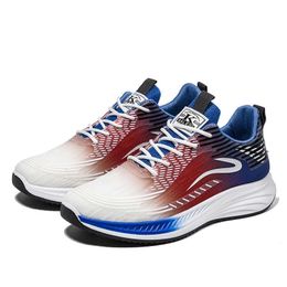 New Style Mens Running Shoes Fashion Sports Sneakers Man Breathable Casual Trainers For Youth Red Blue Light Green