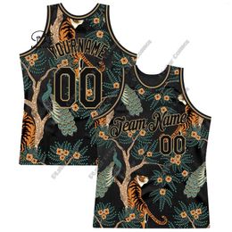 Men's Tank Tops 3D Printing Pattern Custom Name DIY Logo Team Number Basketball Vest Retro Breathable Mesh Summer Harajuku Direct Sales-L1