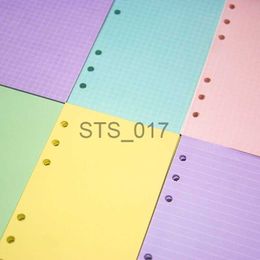 Notepads Notes A5 A6 40 Sheets Loose Leaf Colored Pink Purple Green Notebook Paper Refill Spiral Binder Index Page Agenda School Stationery x0715