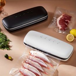 1pc Vacuum Sealer Machine With Touch Screen, 6s~15s Sealing Time, Automatic Vacuum Air Sealing System For Food Preservation & Sous Vide Starter Kit, Compact Design