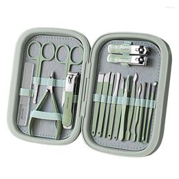 Nail Art Kits 2023 18 In 1 Professional Manicure Set Stainless Steel Clippers Idea Packing Scissors Makeup
