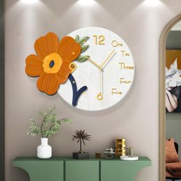 Wall Clocks Modern Digital Clock Design Led Luxury Kitchen Living Room Wooden Luminous Silent Relojes De Pared Decoration WWH35XP