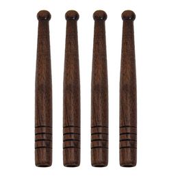 New Natural Wood Smoking Tips Portable Innovative Dry Herb Tobacco Preroll Roller Rolling Philtre Cigarette Holder Mini Handpipes Snuff Snorter Sniffer Snuffer
