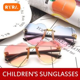 Sunglasses Fashion Kids Cute Sunscreen Polarized Glasses Silicone Flexible Safety Children Sun Boys Girls Shades Eyewear