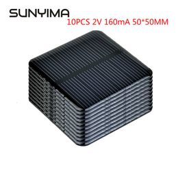 Batteries SUNYIMA 510PCS 2V 6V 5050 8080 Solar Panels DIY For Battery Cell Phone Monocrystalline Silicon Module Camping 230715