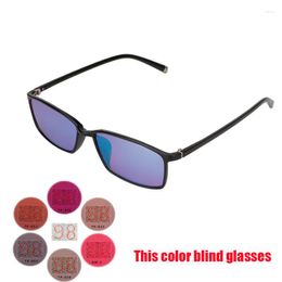 Sunglasses Red Green Colorblind Lentes Discrimination Test Physical Examination Color-blindness Glasses Men Color Vision Correction