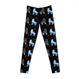 Active Pants Roller Skate Club Leggings Push Up Legging Sport Women