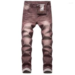 Men's Jeans Men Fashion Denim Trousers Classic Straight Spring Autumn Retro Pants Casual Large Size 28-42