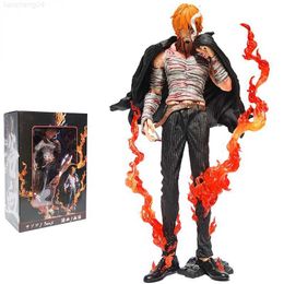 Anime Manga Anime One Piece Figure Smoking Vinsmoke Sanji PVC Action Figure Collectible Model Toys for Children Birthday Christmas Gift L230717