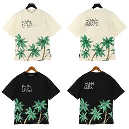 Men's Fashion Coconut Print Cotton Pullover High Street Trend T-shirt