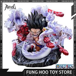 Anime Manga 15cm One Piece Luffy Anime Figure Gear 4 Snake Man Luffy Action Figures Pvc Statue Model Doll Collectible Room Decoration Toys L230717