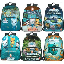 Backpack Mochila The Octonauts For Teenager Students School Bag Boys Girls Cartoon Bookbag Men Travel Rucksack Children Knapsack