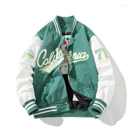 Men's Jackets Embroidery Varsity Jacket Men Women Letter Vintage Fashion Baseball Coat Male Spring Autumn Windbreaker Korean