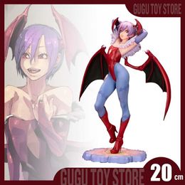 Anime Manga 20cm Darkstalkers Lilith Anime Figures Game Action Figurine Sexy Girl Model Statue Pvc Toys Doll Decoration For Birthday Gifts L230717