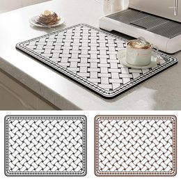 Table Mats Coffee Mat Espresso Machine Dish Anti-Slip Maker For Countertops Kitchen Counter Bar Accessories