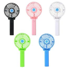 USB Mini Portable Fan Battery Rechargeable Foldable Handle Cooling Fans Cooler for Outdoor Sports Travel s