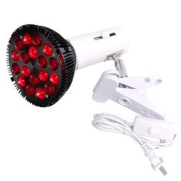 Face Care Devices Infrared Lamp Bulb Red Light Therapy 36W 18LED Heat 660nm and 850nm Near For Body 230617