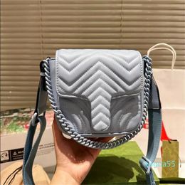 Designer shoulder bag luxury handbags letter womens camera bags mini crossbody purses fashion zig zag clutch