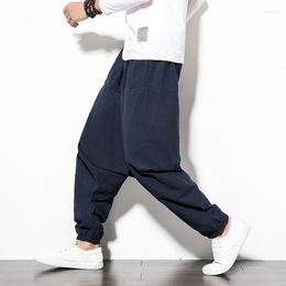 Men's Pants BALDAUREN Spring Trousers Chinese Style Thai Bloomers Male Loose Large Size Cotton And Linen Casual Harem