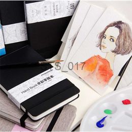 Notepads Notes 300gsm 24 Sheets Watercolor Notebook Hand Account Book/Pad/Paper Sketch Notebook Water Color Handbook Art Drawing Book/Paper x0715