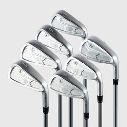 Original Golf Clubs EMILLID BAHAMA CV8 Irons Set Forged Silver 4-9P R/S/SR Flex Steel Graphite Shaft With Head Cover