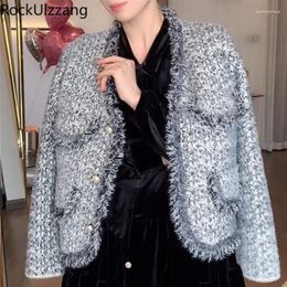 Women's Knits Imitation Mink Furry Tassel Pearls Button Up Cardigan Sweater Coat Chic Long Sleeve Outwear V-neck Ladies Top Women Fall
