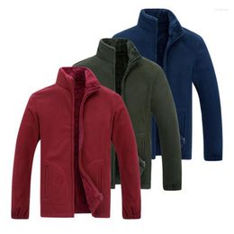 Hunting Jackets 8XL Men Outdoor Winter Fleece Thermal Coat Thicken Warm Loose Large Size Windproof Camping Sports Clothing
