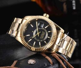 Wholesale Top Original R olax Watch online shop Quartz Solid Steel Band Business Men's With Gift Box