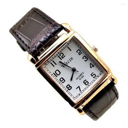 Wristwatches Metal Watch Stylish High Accuracy Battery Operated Men Women Quartz Wrist Jewellery Accessories
