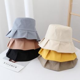 Berets Japanese Bucket Hat Women Summer Outdoor Travel Fishing Sun Hats Bob Cotton Letter Panama Fisherman Basin Caps