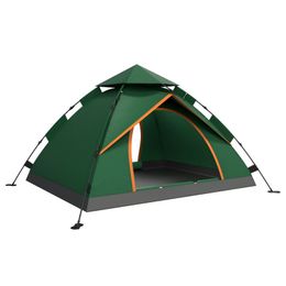 Tents and Shelters 3-4 Person Camping Tent 1-2 Person Automatic Tent Easy Instant Setup Protable Backpacking for Sun Shelter Travelling Rainproof 230716