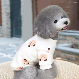 Dog Apparel Pets Clothes Lightweight Pet Sweater Anti-fall Dress Up Pretty Big Head Bear Vest