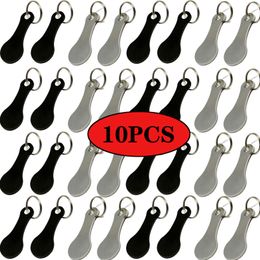 Keychains Lanyards 10pcs/set DIY Shopping Trolley Tokens Couple Key Chains Decorative Key Hook Keyrings Key Ring Coin Holder Keychain Wholesale 230715