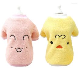 Dog Apparel Cute Fleece Clothes Winter Hoodies Coat For Small Medium Dogs Yorkshire Terrier Pet Outfit Puppy Cat Sweatshirt Sweaters