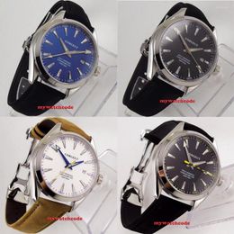 Wristwatches Polished 41mm Blue/Black/White Dial Sapphire Glass ST1612 NH35 Miyota 8215 Automatic Men's Watch C132