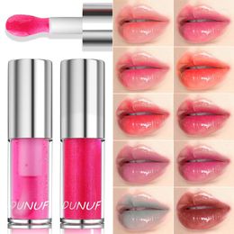 Lip Gloss 10 Colors Clear Crystal Oil Jelly Moisturizing Sexy Plumping Glaze Mirror Water Glow Korean Girls Lips Tinted