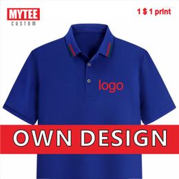 Men's Polos MYTEE High-End Polo Shirt Customization/Embroidery/Printing Company Brand Logo And Women's T-Shirt Classic Tops Wholesale