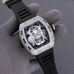 watches high quality RM052 Real Tourbillon watch fantasic superb men wrist watches QYOI highend quality mechanical uhr NTPT all carbon fiber case montre rd luxe relo