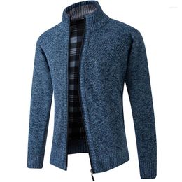 Men's Sweaters 2023 Thick Fashion Brand Sweater For Mens Cardigan Slim Fit Jumpers Knitwear Warm Autumn Casual Korean Style Clothing Male